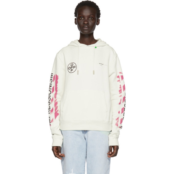 Photo: Off-White Off-White Slim Diag Stencil Hoodie