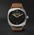 Panerai - Radiomir S.L.C. 3 Days Acciaio 47mm Steel and Leather Watch - Black