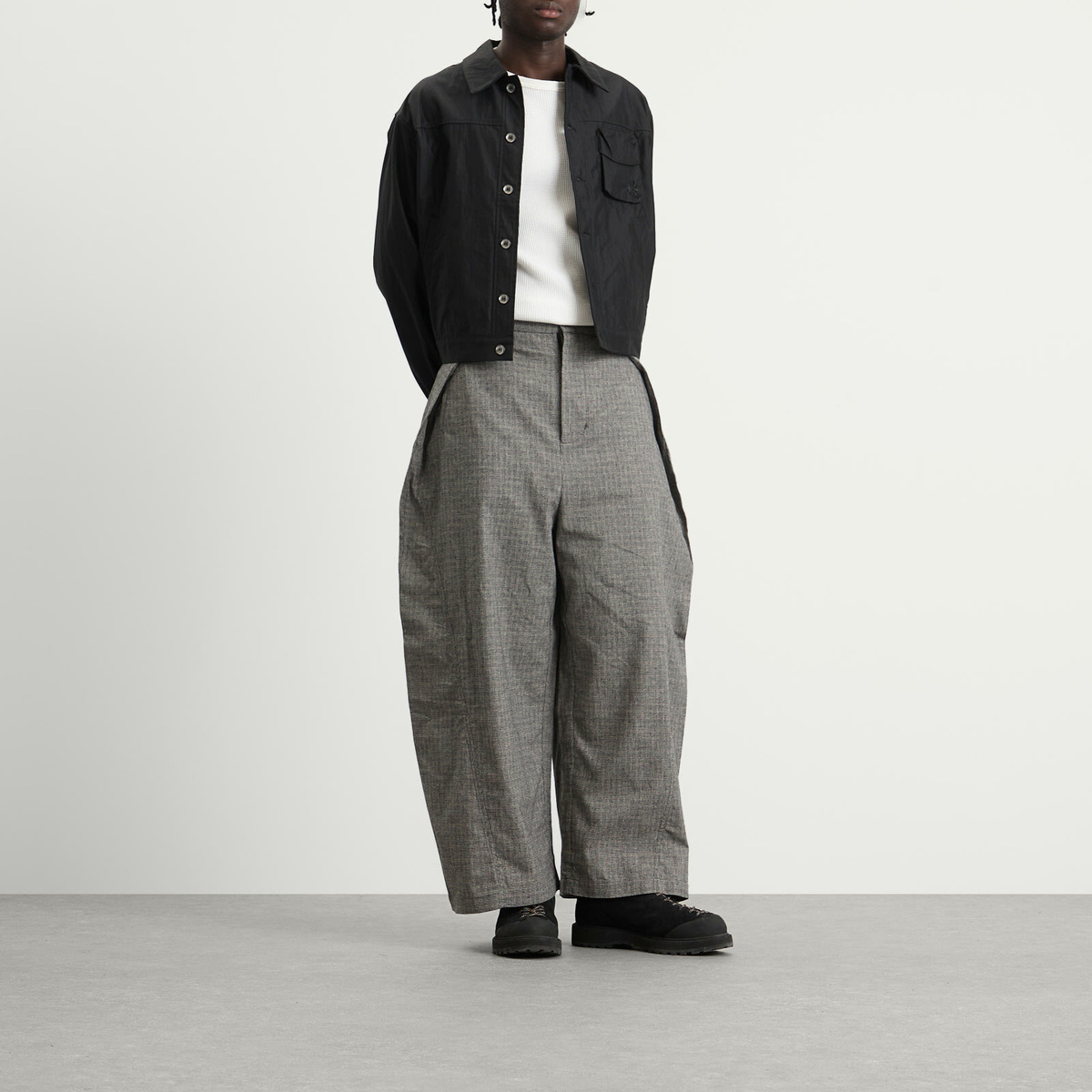 Gander Men's Pennine Trousers in Speckled Black