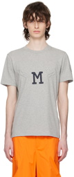 Moncler Gray Embossed T-Shirt