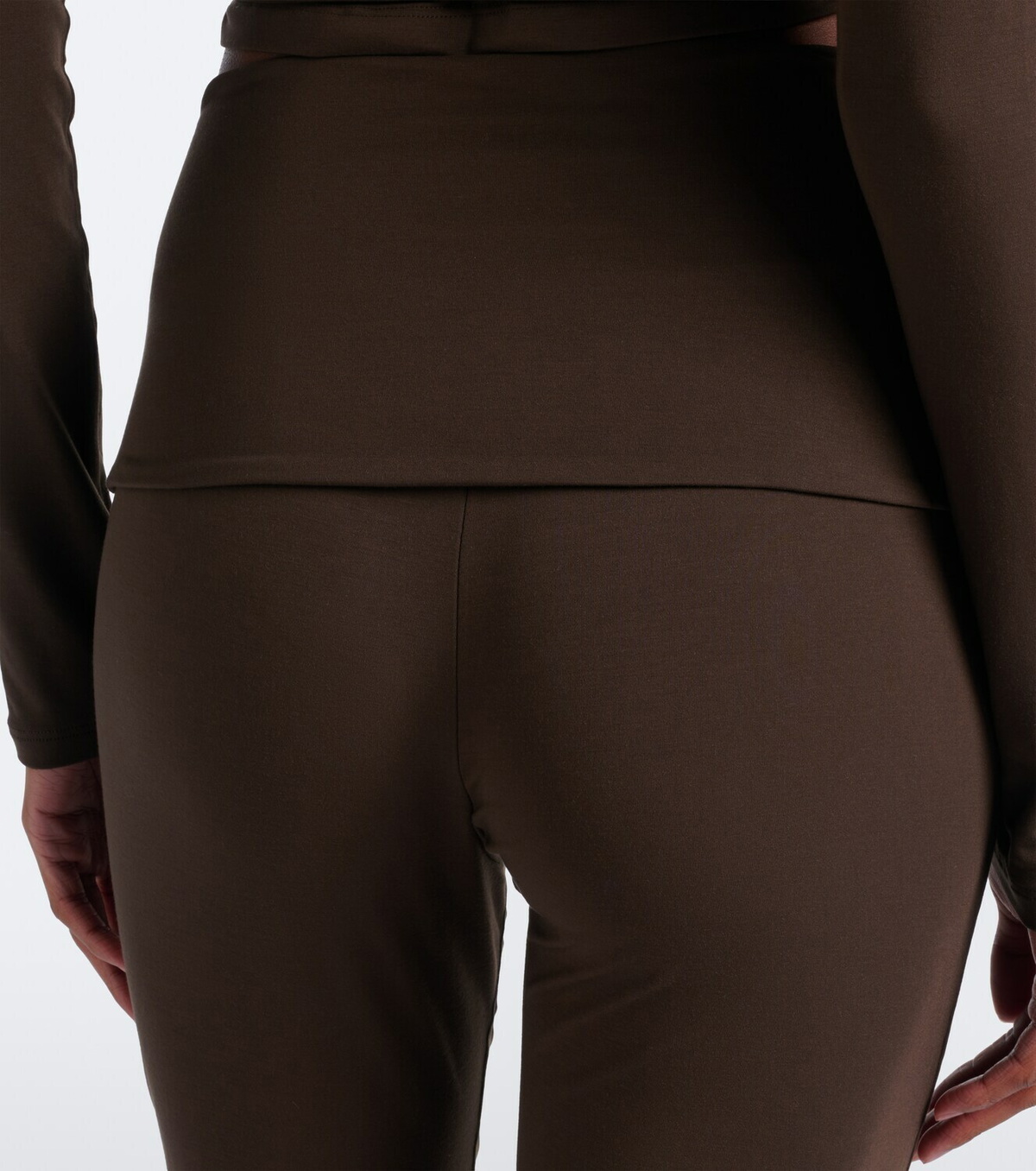 Norba Foldover flared leggings