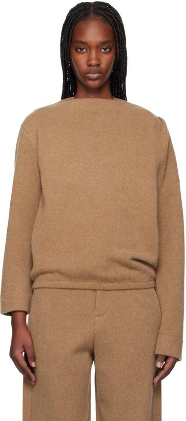 Photo: Max Mara Tan Oxa Sweatshirt