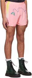 Sky High Farms Pink Cupro Shorts