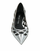 Sergio Rossi Womens Ballet flats in Silver