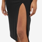 Joah Brown Women's Strappy Slit Midi Dress in Black