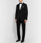 TOM FORD - Black Shelton Slim-Fit Satin-Trimmed Wool and Mohair-Blend Tuxedo Jacket - Black