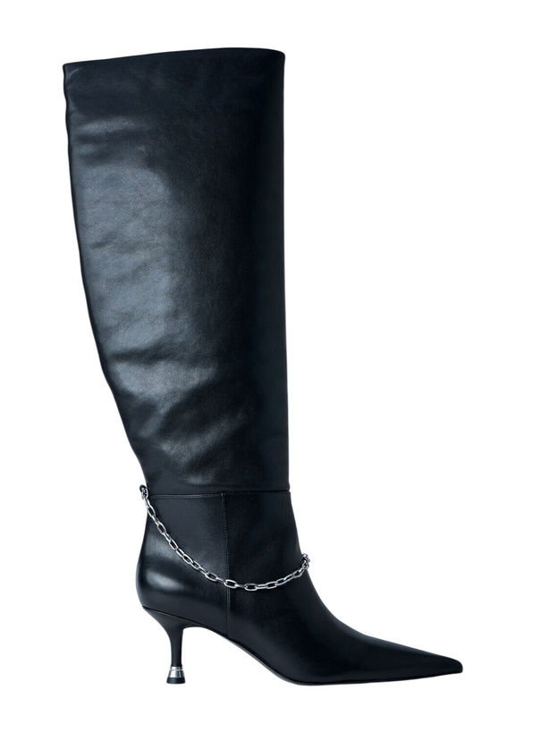 Photo: Alexander Wang Chain Detail Knee-High Leather Boots