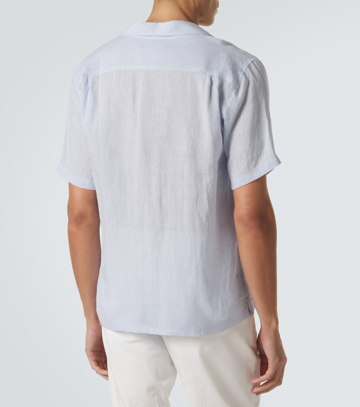 Orlebar Brown Maitan linen bowling shirt