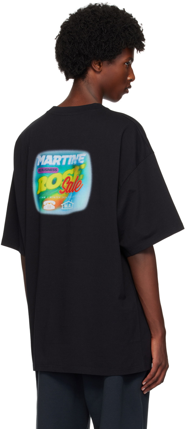 Martine Rose Black Telly T-Shirt Martine Rose Martine Rose Black Telly T-Shirt Martine Rose