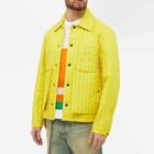 Craig Green Men's Quilted Worker Jacket in Yellow