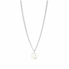 Completedworks Men's and Pearls Necklace in Silver