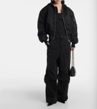 Entire Studios Broad hooded satin bomber jacket