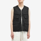 MKI Men's Ripstop Cargo Vest in Black