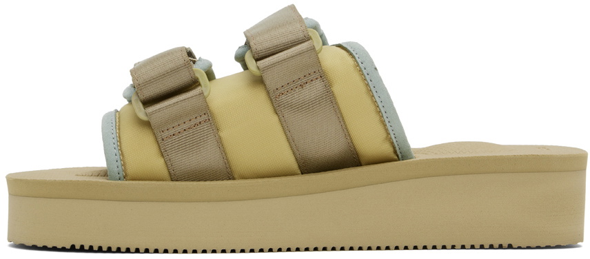 SUICOKE Taupe & Blue MOTO-PO Sandals