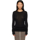 Rick Owens DRKSHDW Black Tower Basic LS T-shirt