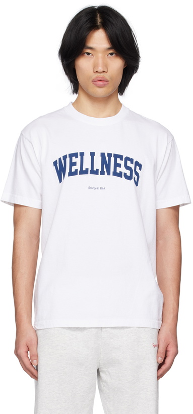 Photo: Sporty & Rich White 'Wellness' Ivy T-Shirt