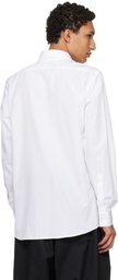 Moschino White Embroidered Archive Goose Shirt
