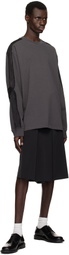 Song for the Mute Black Pleated Shorts