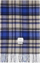 ADER error Blue Revint Plaid Muffler Scarf