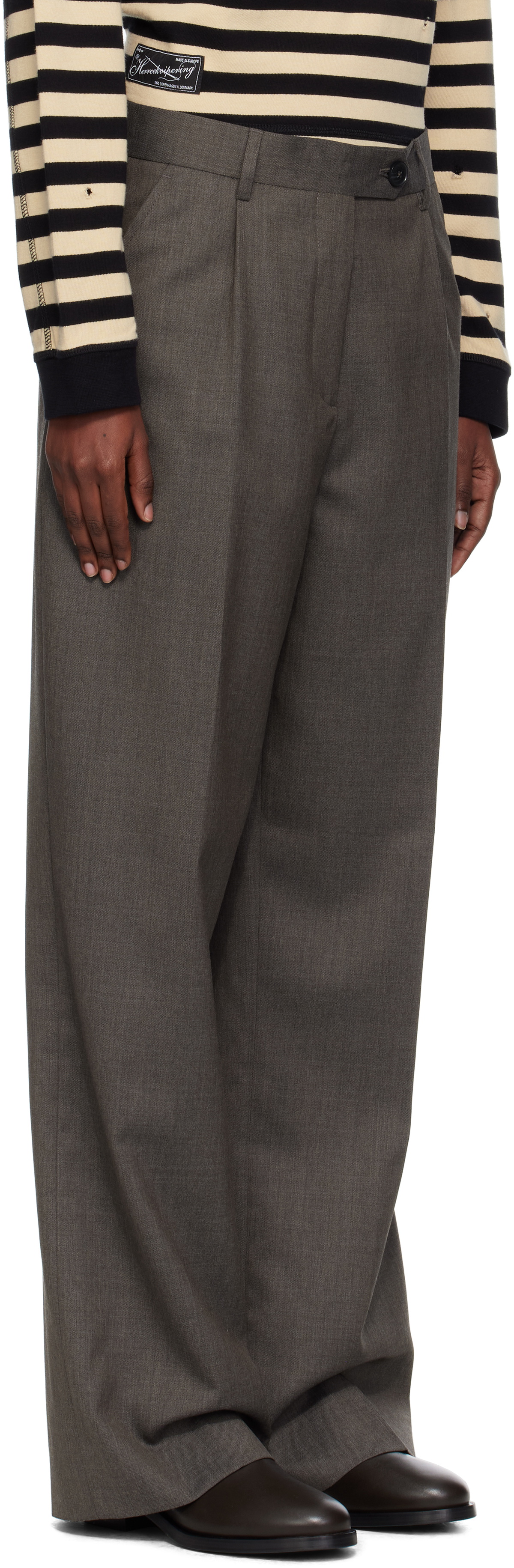 mfpen Taupe Primary Trousers