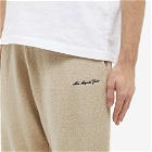 MKI Men's Mohair Blend Knit Sweat Pant in Sand