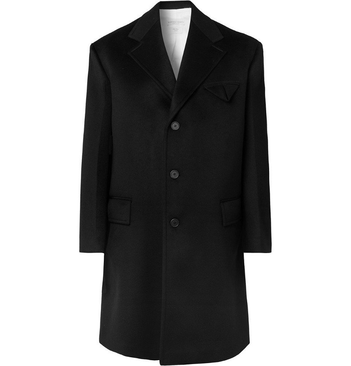 Photo: Bottega Veneta - Oversized Cashmere Coat - Black