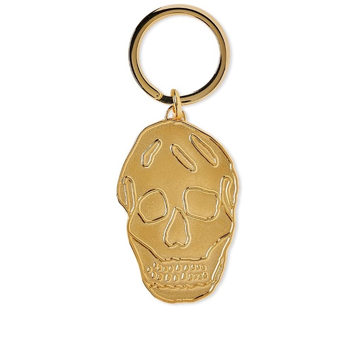 Photo: Alexander McQueen Men's Skull Keyring in Gold