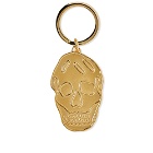 Alexander McQueen Men's Skull Keyring in Gold