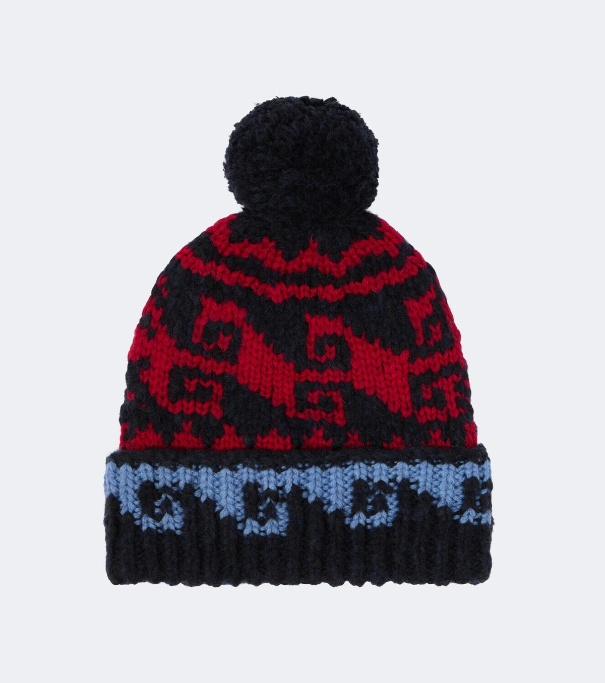 Moncler Grenoble Intarsia wool and alpaca-blend beanie