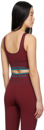 Outdoor Voices Burgundy Seamless Longline Bra