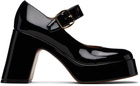 Stella McCartney Black Patent Mary Jane Heels