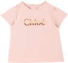 Chloé Baby Pink Bonded T-Shirt