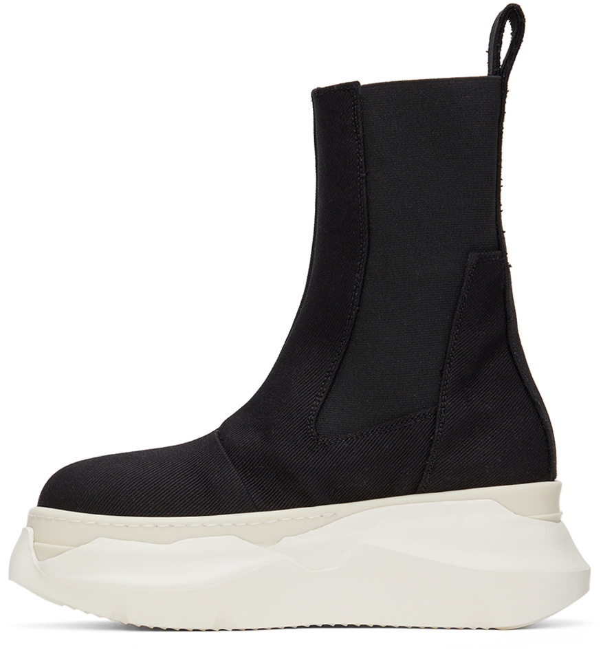 Rick Owens Drkshdw Black Abstract Beatle Boots Rick Owens Drkshdw