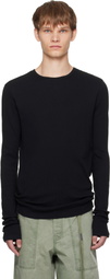 Ann Demeulemeester Black Greg Long Sleeve T-shirt