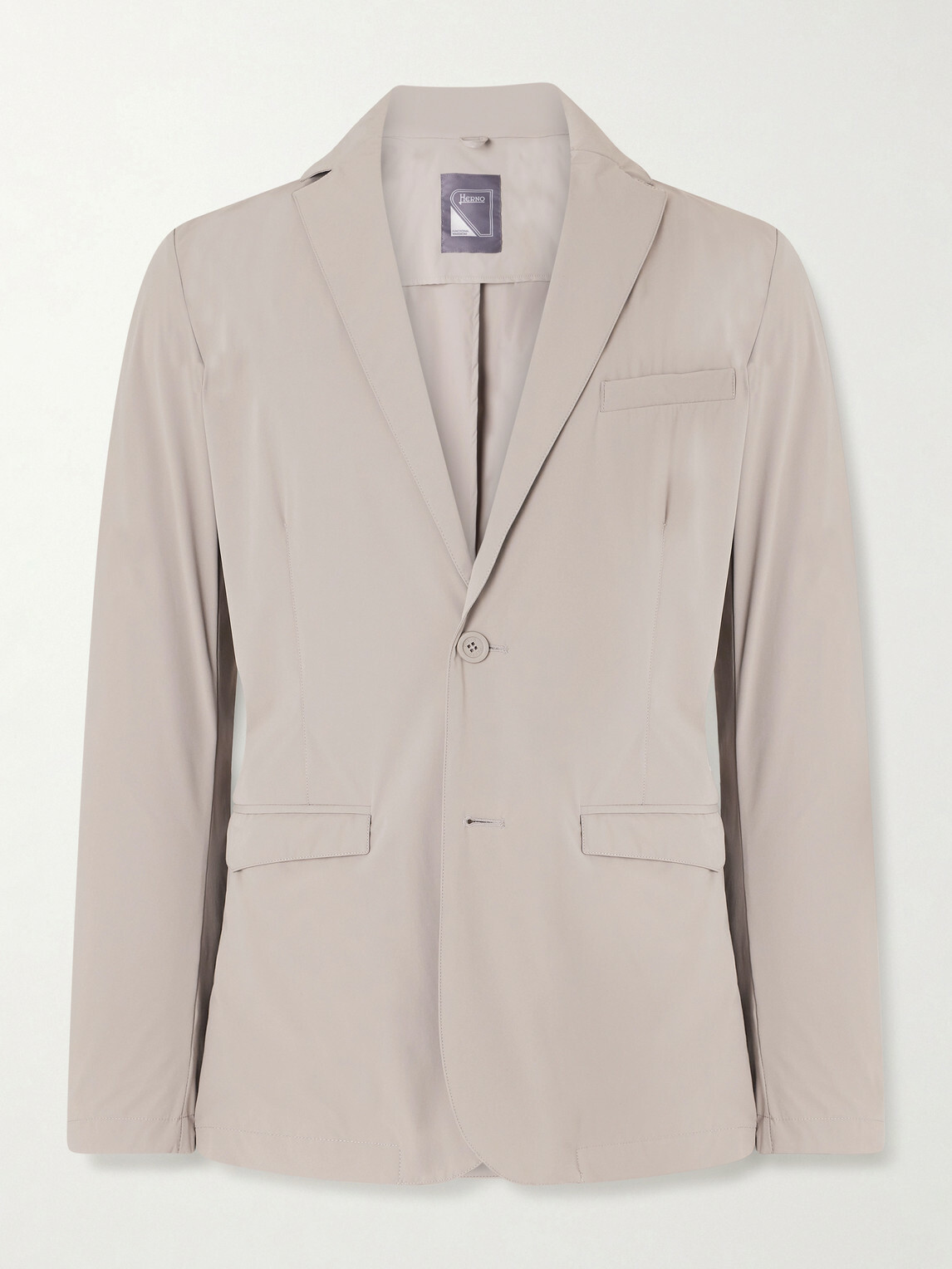 Herno - Slim-Fit Shell Blazer - Neutrals