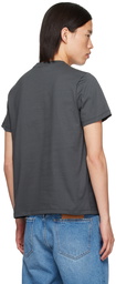 GANNI Gray Printed T-Shirt