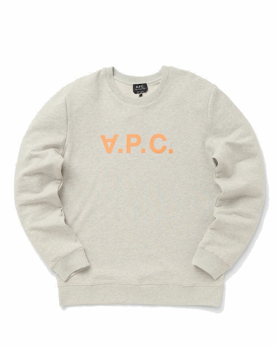 Photo: A.P.C. Sweat Vpc Bicolore H White - Mens - Sweatshirts