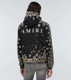 Amiri Bandana cotton jersey hoodie