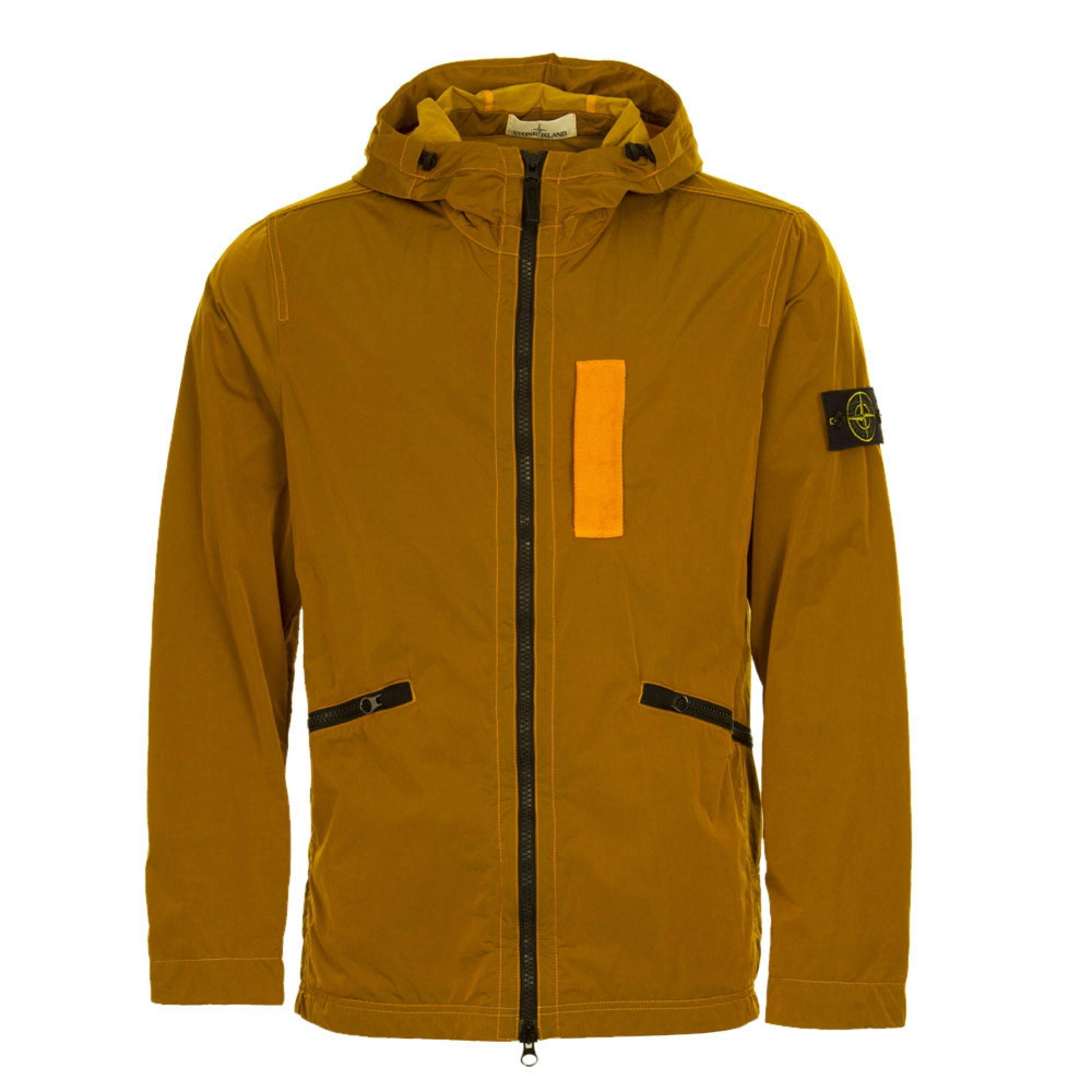 Nylon Metal Flock Jacket - Orange