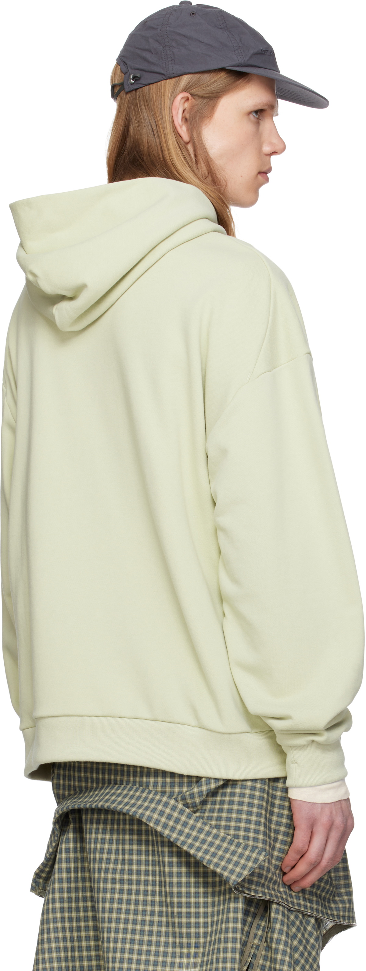 POST ARCHIVE FACTION (PAF) Yellow 8.0 Center Hoodie