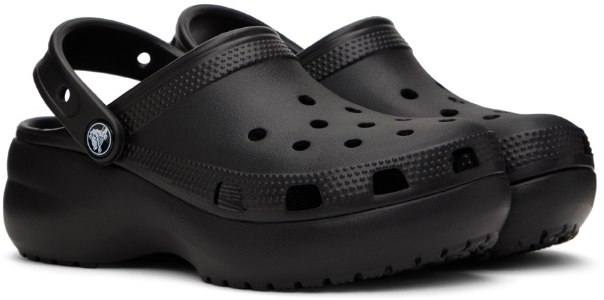 Crocs Black Classic Platform Clog Crocs