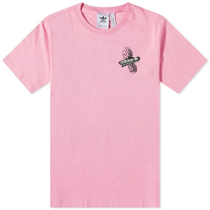 Photo: Adidas Men's Adventure Trail T-Shirt in Bliss Pink