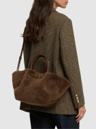 DEMELLIER Midi New York Shearling Tote Bag