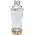 Lorenzi Milano - Glass, Bamboo and Stainless Steel Cocktail Shaker - Silver
