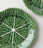 Bordallo Pinheiro Couve set of 4 ceramic dessert plates