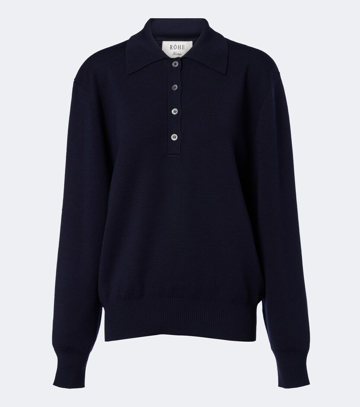 Róhe Wool polo sweater