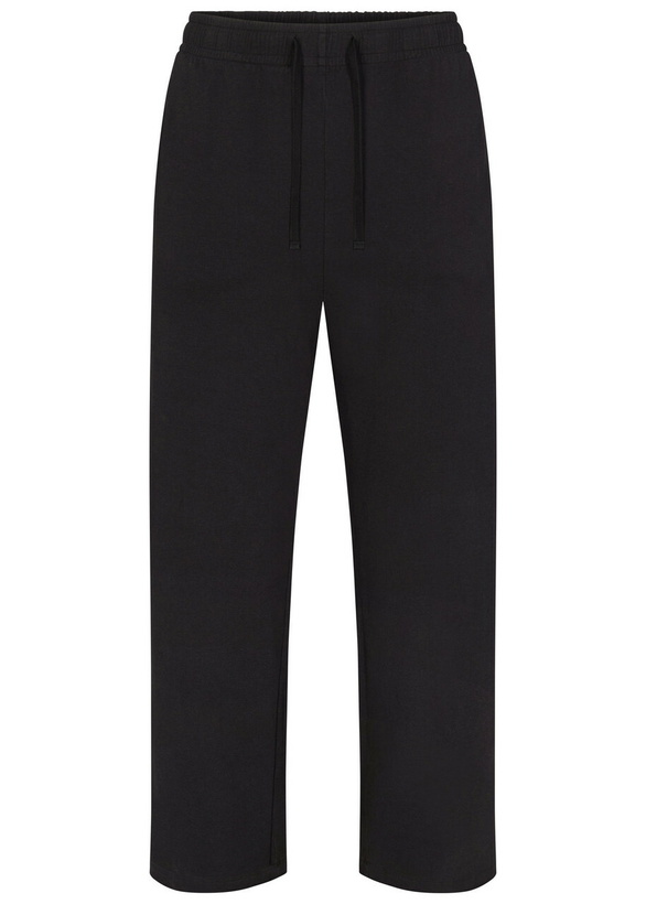 Photo: Skims Straight-leg Jersey Trousers Black