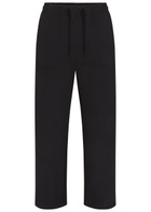 Skims Straight-leg Jersey Trousers Black