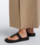 Christen Edge leather thong sandals