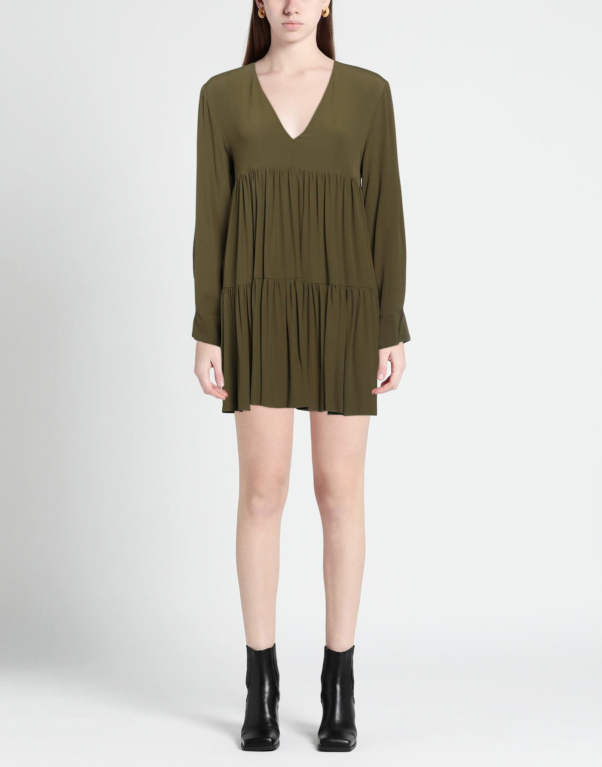 Jucca Womens Mini dress Military in Green